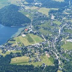 Flugwegposition um 09:59:32: Aufgenommen in der Nähe von Gemeinde Gosau, Österreich in 1519 Meter
